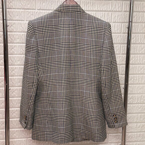 Atrium Collection Plaid Blazer Vintage Eclectic Grandpa - Picture 2 of 3